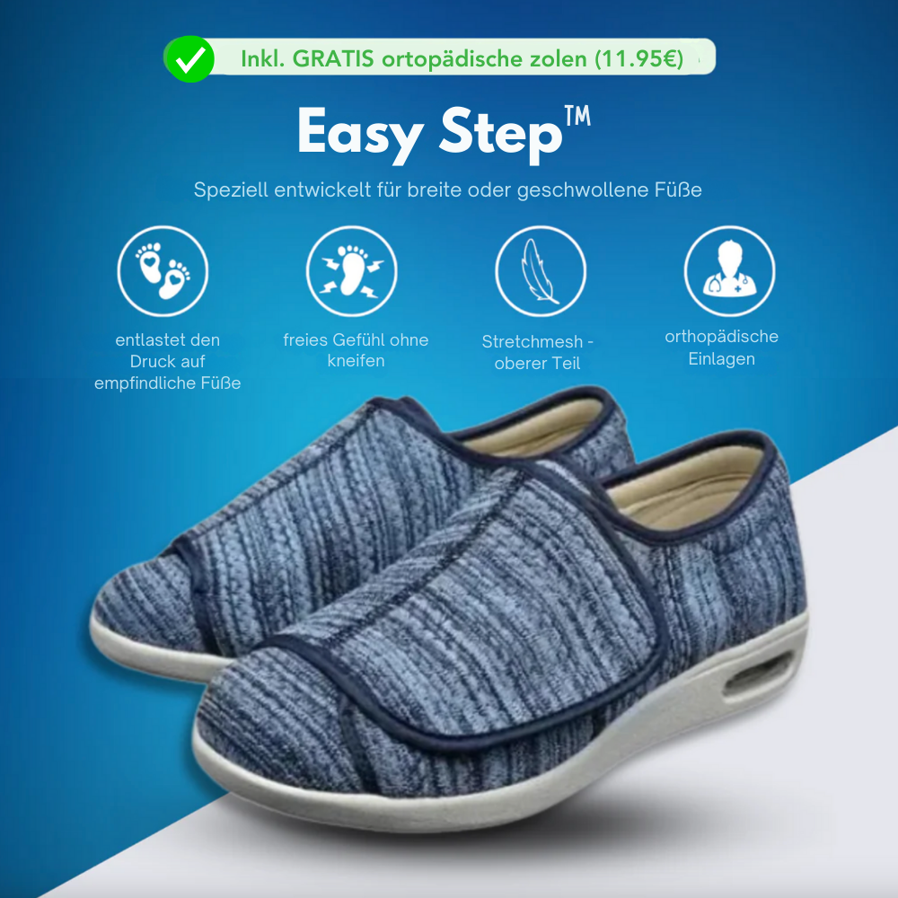 Easystep™ | Komfort für breite und geschwollene Füße