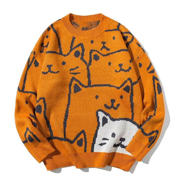 50% RABATT | Mode Katze Pullover