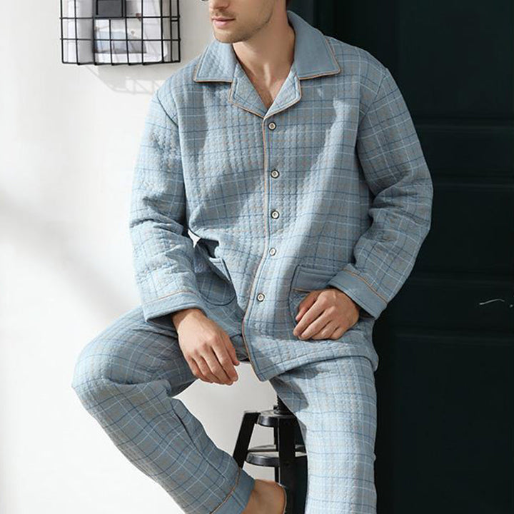PETE | Pyjama-Set aus dicker Baumwolle