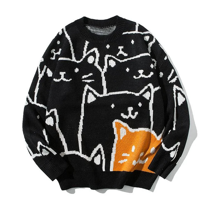 50% RABATT | Mode Katze Pullover