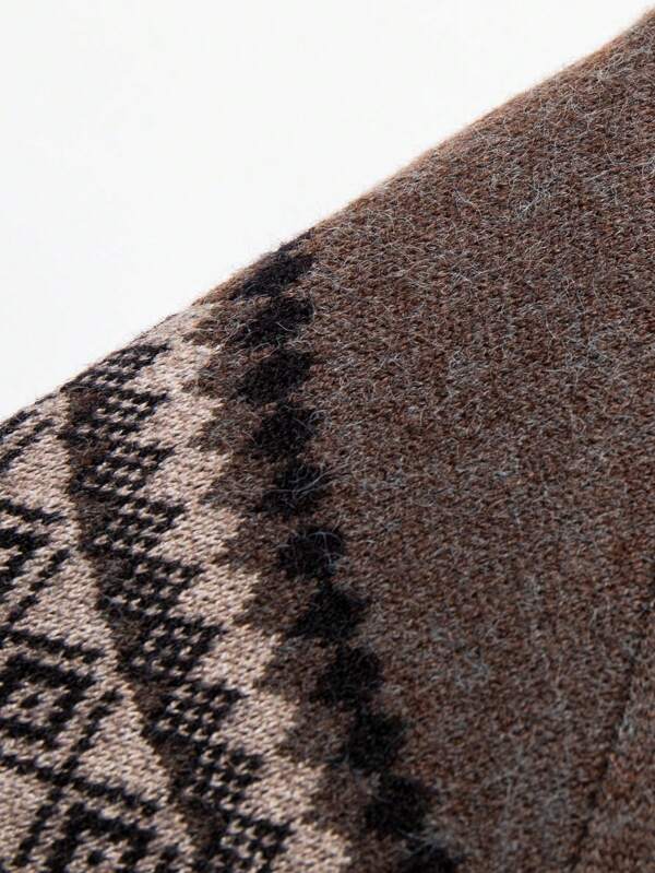 SIGIMAR | Men Striped Pattern Sweater